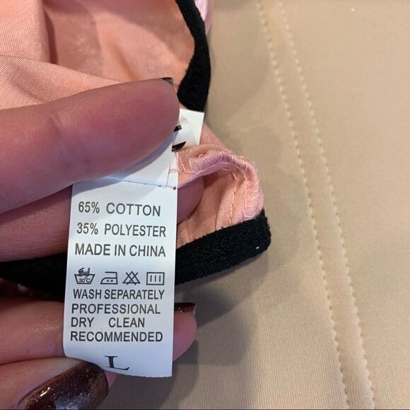 Shein Pink and Black Bra Size Large No padding - Picture 6 of 6